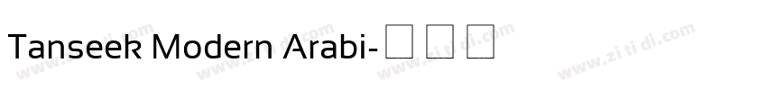 Tanseek Modern Arabi字体转换